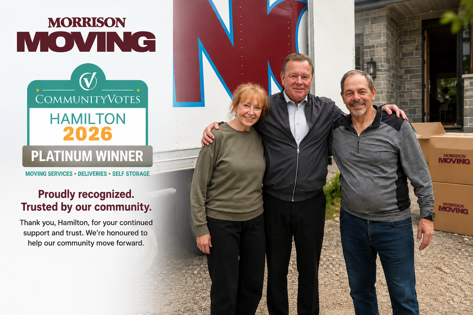 Morrison Moving - Trusted by Hamilton